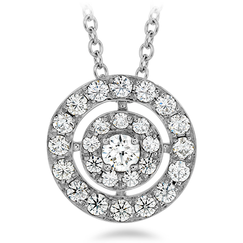 Hearts On Fire Inspiration Double Halo Pendant Necklace