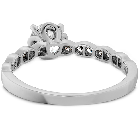 Hearts On Fire Lorelei Floral Engagement Ring Diamond Band