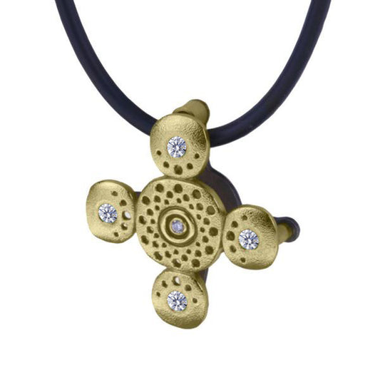 Alex Sepkus Circle Cross Pendant Necklace - M-26D
