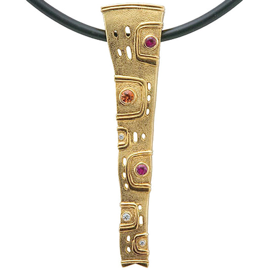 Alex Sepkus Ribbon Pendant Necklace - M-32SR
