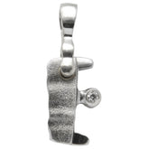Alex Sepkus Letter E Pendant Necklace with Bail
