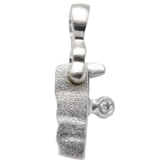 Alex Sepkus Letter F Pendant Necklace with Bail
