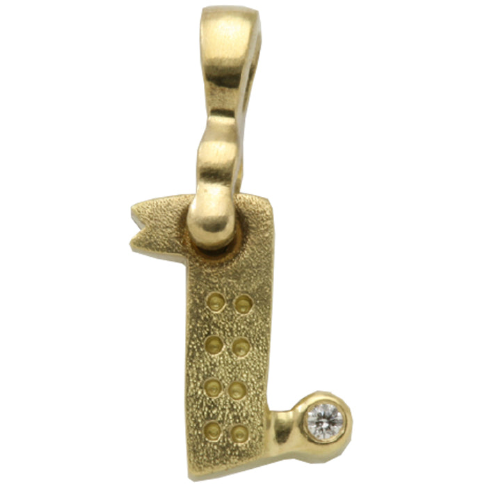 Alex Sepkus Letter Z Pendant Necklace with Bail