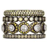 Mariposa Stackable La Bohème Diamond Stack Ring Set