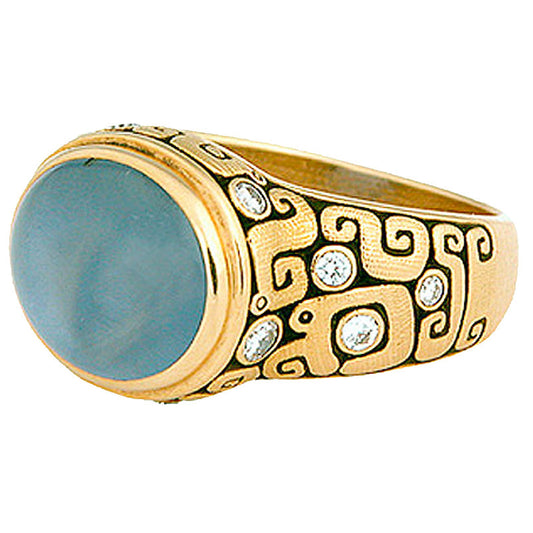 Alex Sepkus Garden Pond Large Ring - R-92DA