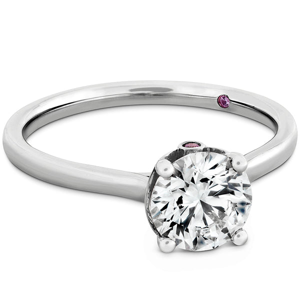 Hearts On Fire Sloane Silhouette Diamond Engagement Ring