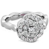 Hearts On Fire Lorelei Diamond and Ruby Floral Flip Ring