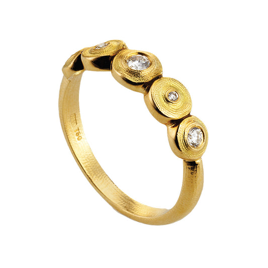 Alex Sepkus Lilly Pad Diamond Large Ring - R-210DA