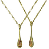 Mariposa H20 Imperial Topaz 0.93ctw Pear Shape Pendant Set in 18k Yellow Gold