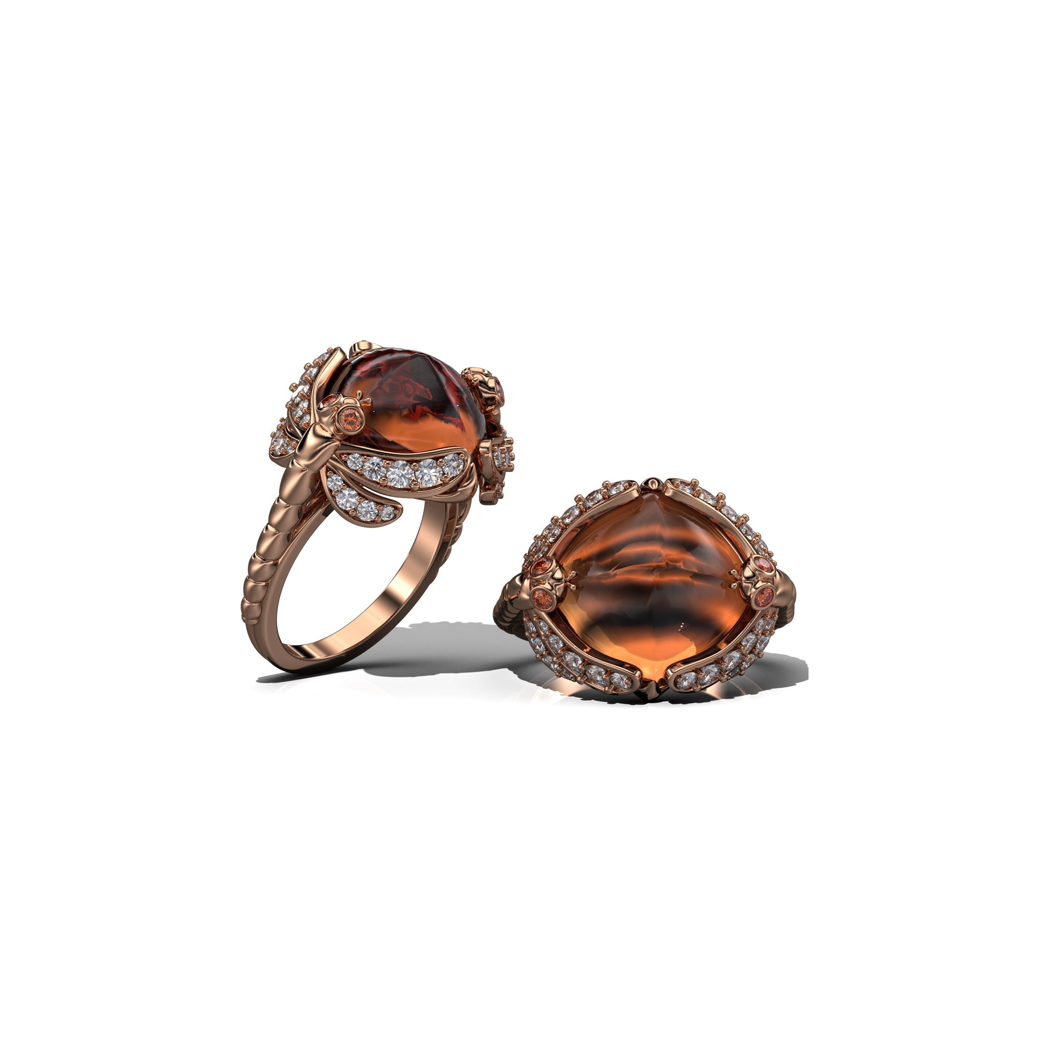 Mariposa Air Dragonfly Ring