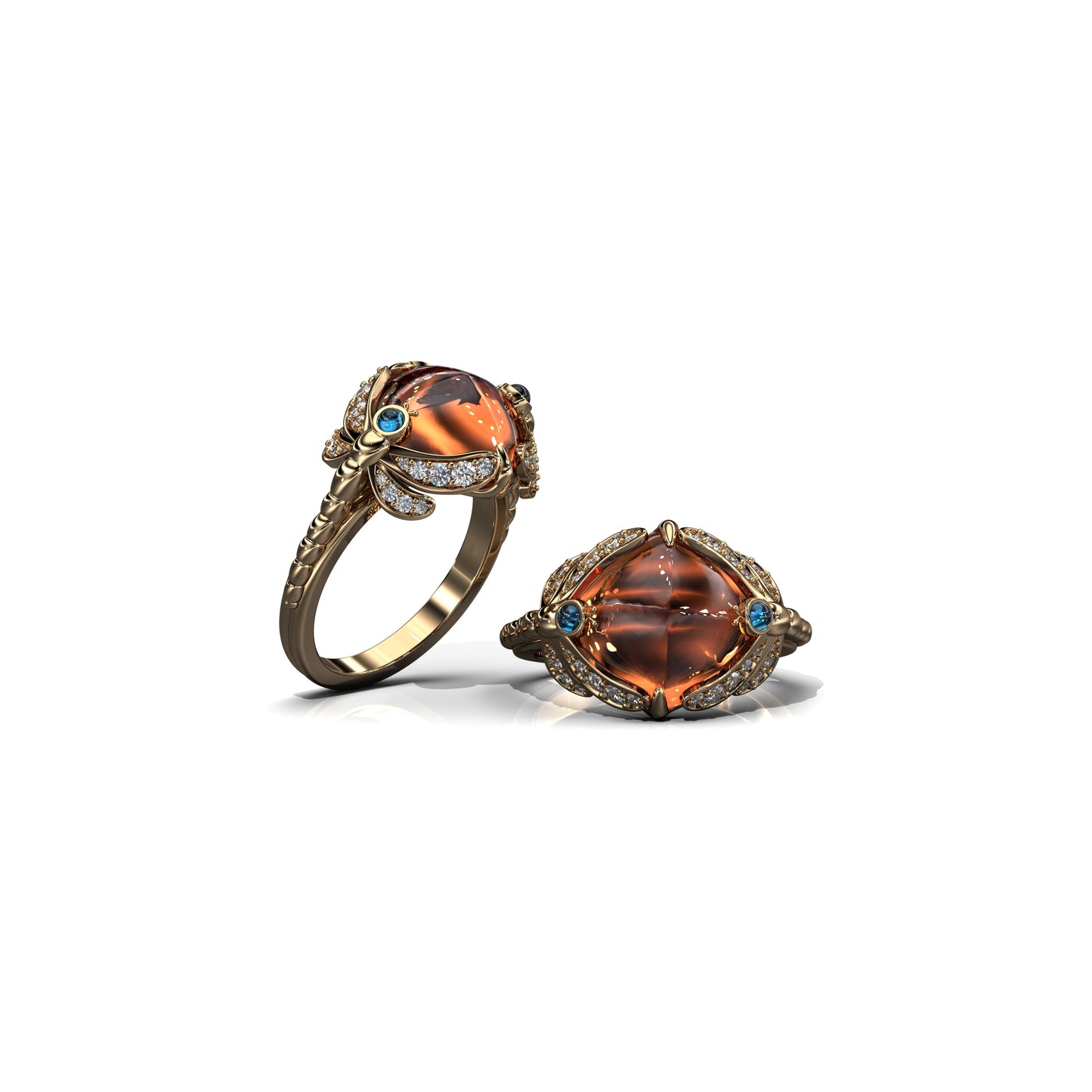 Mariposa Air Dragonfly Ring