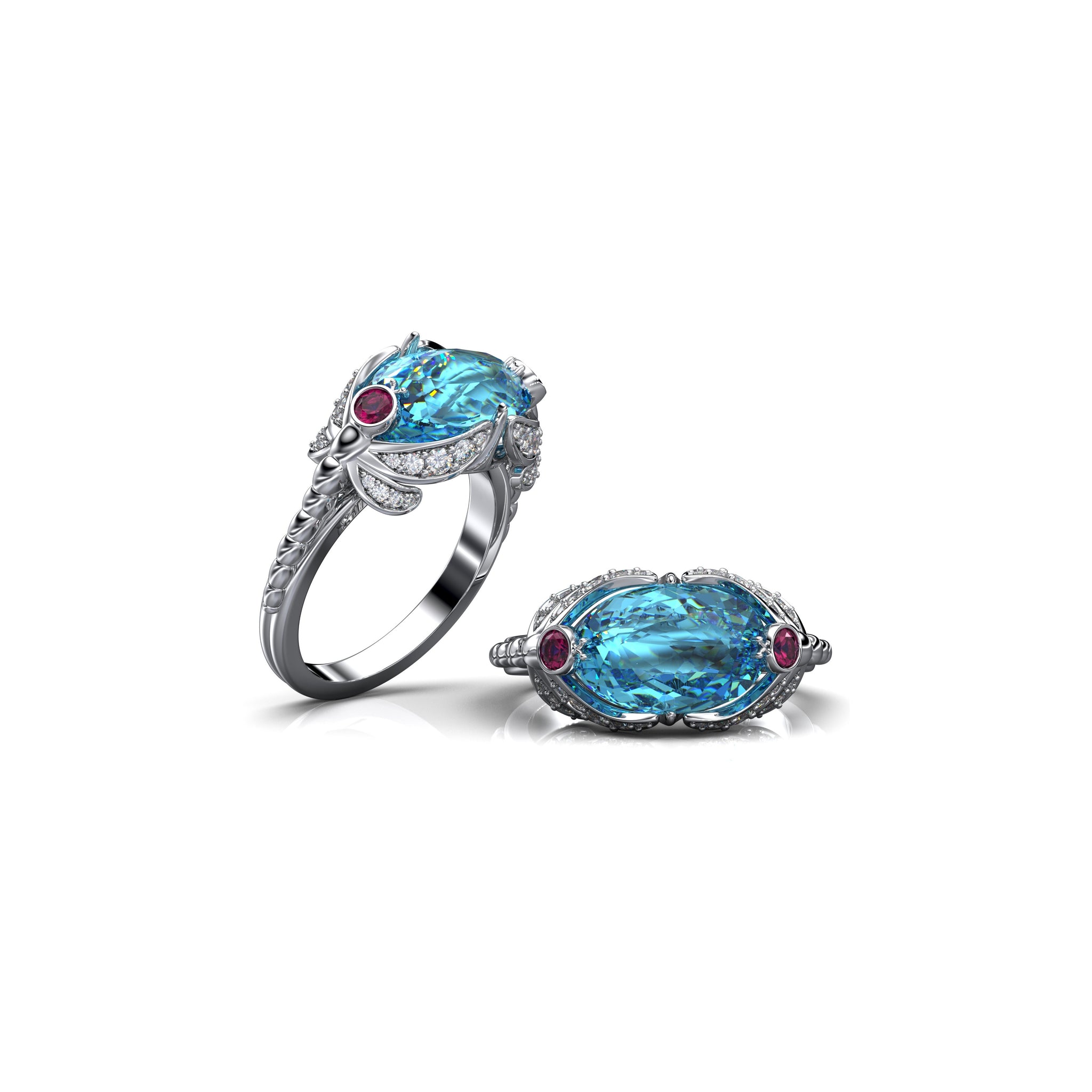 Mariposa Air Dragonfly Ring