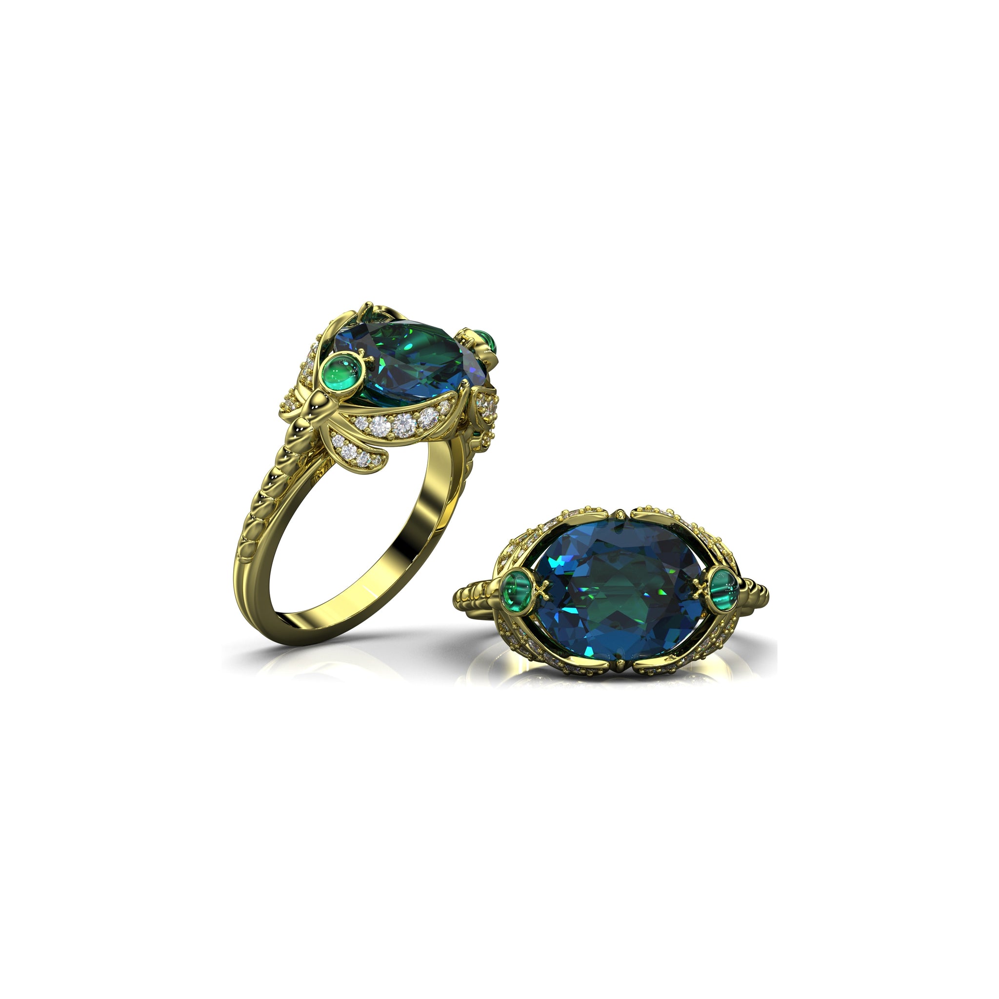 Mariposa Air Dragonfly Ring