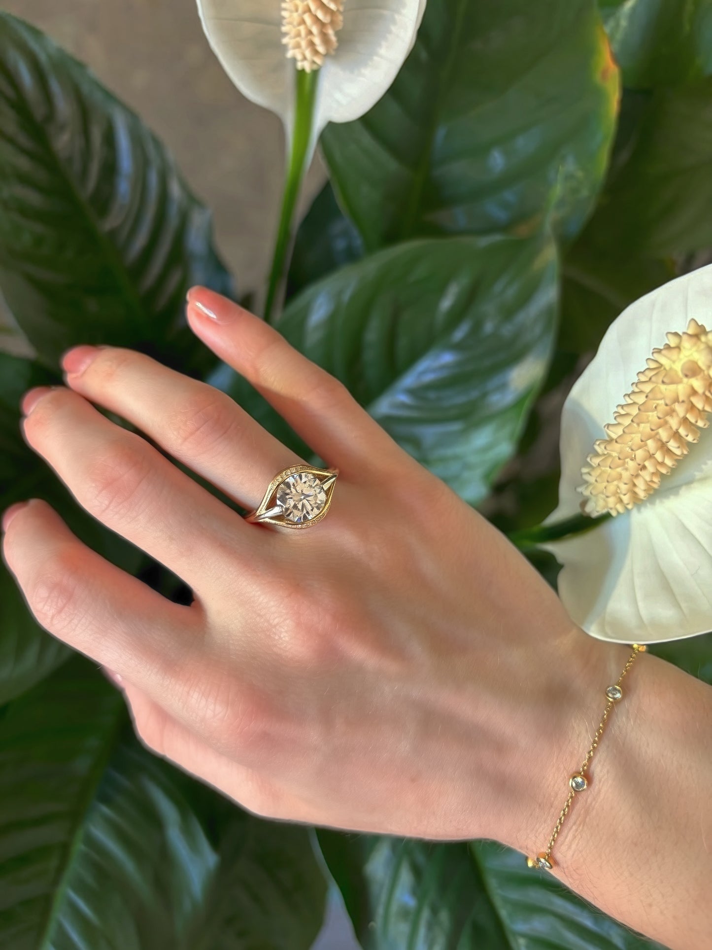 The Oracle Ring | 2.90 Brillant Cut Lab Grown Diamond