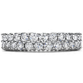 Double-Row Eternity Band Right Hand Ring