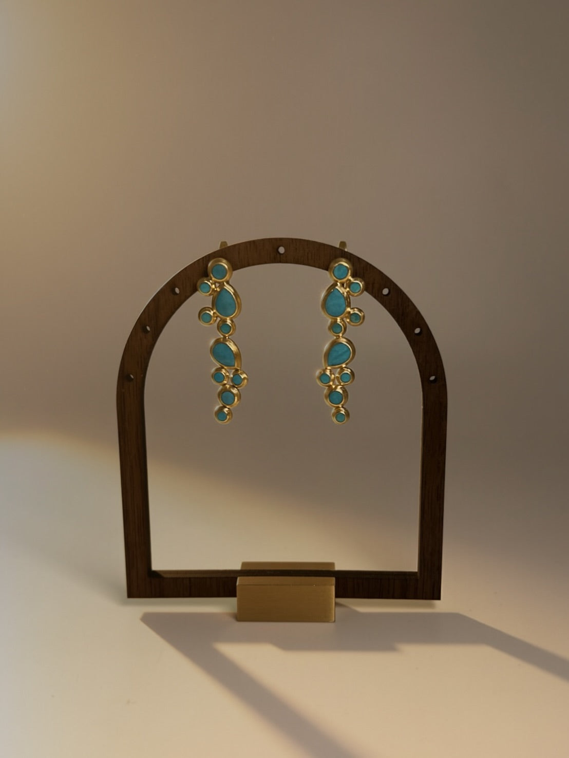 H2O Collection Aegean Tide Turquoise Drop Earrings
