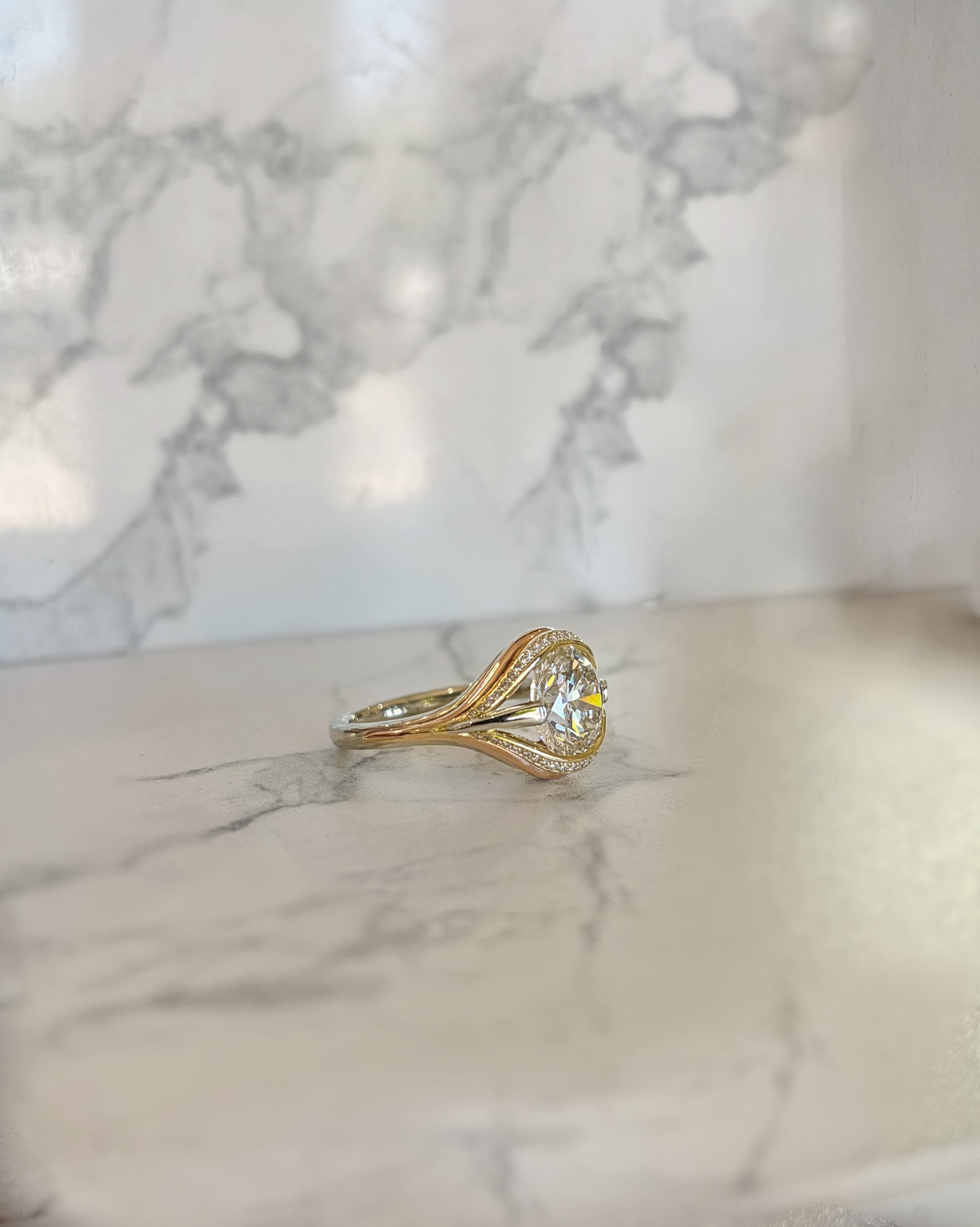 The Oracle Ring | 2.90 Brillant Cut Lab Grown Diamond