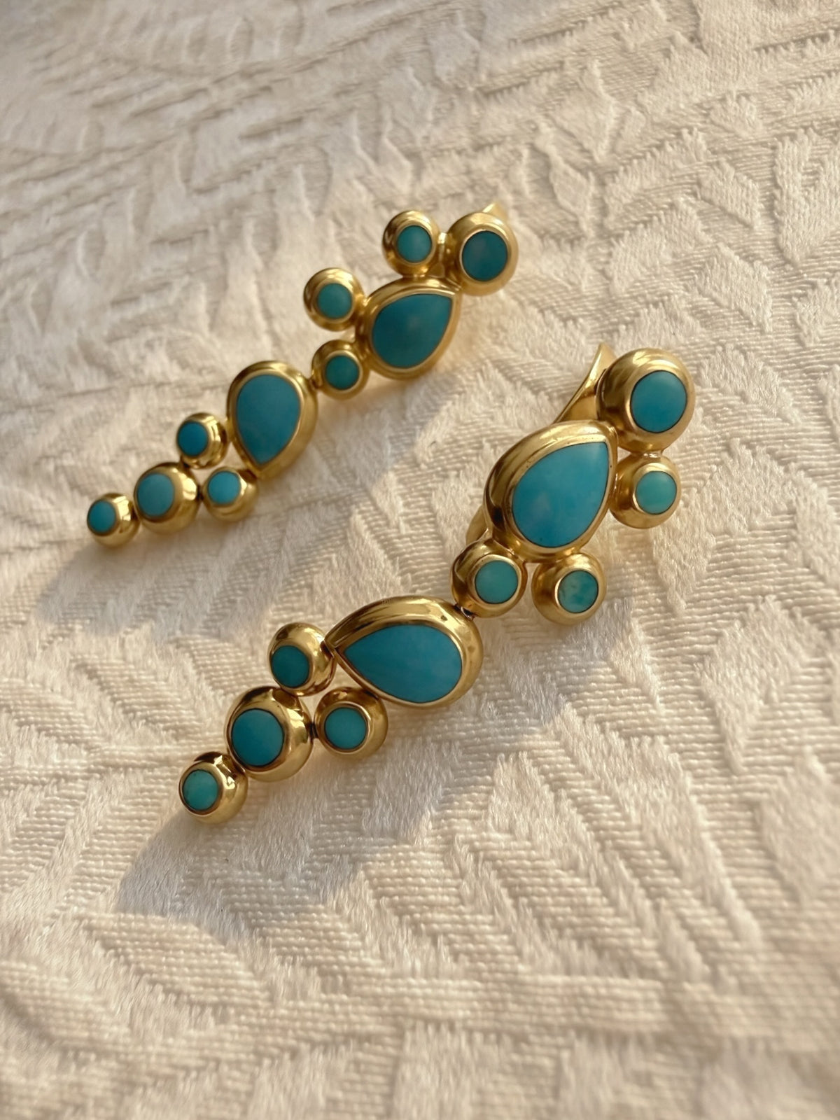 H2O Collection Aegean Tide Turquoise Drop Earrings