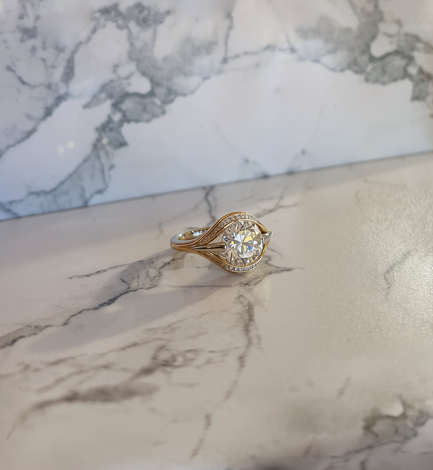 The Oracle Ring | 2.90 Brillant Cut Lab Grown Diamond