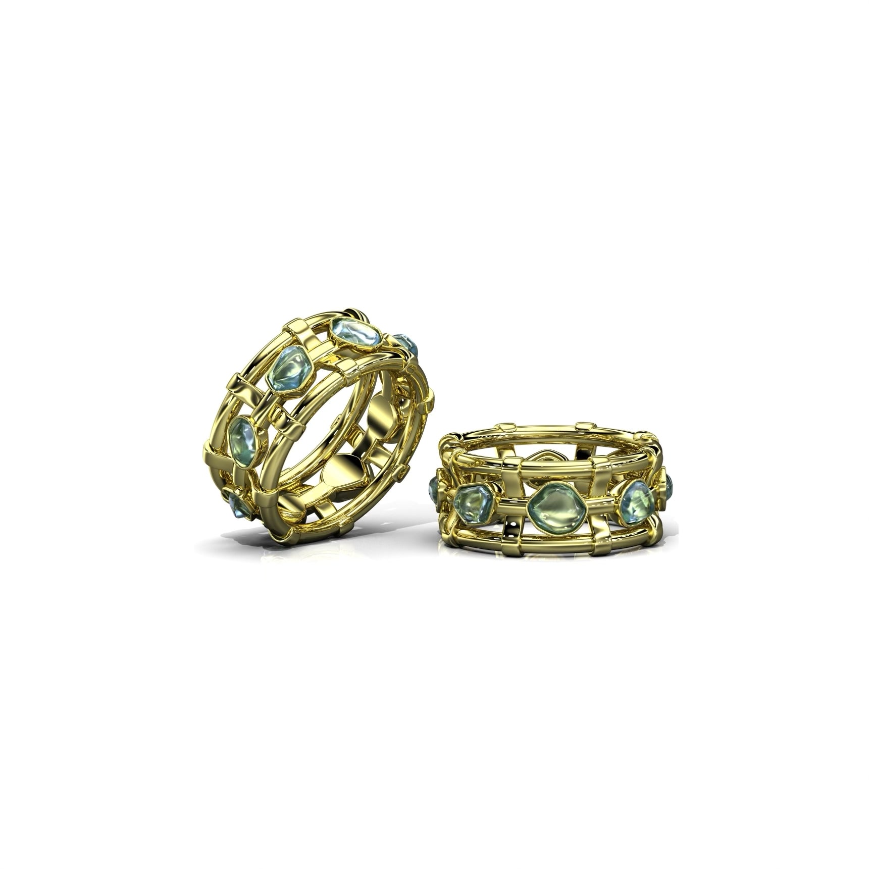 "Harmony" Montana 7.88 Sapphire Ring in 18k Rose Gold