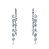 Aerial Double Dewdrop Stiletto Earrings
