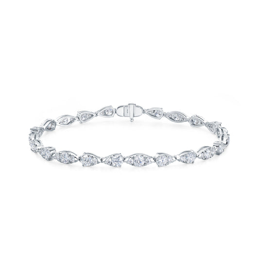 Aerial Dewdrop Line Bracelet Medium