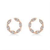 Aerial Marquise Wrap Earrings Large