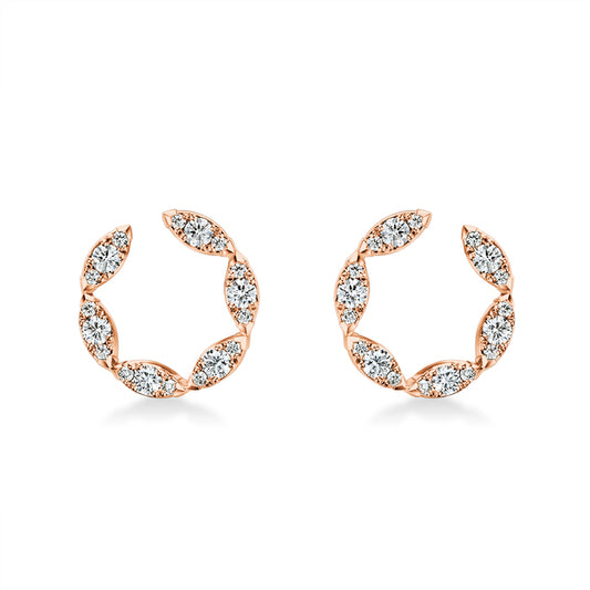 Aerial Marquise Wrap Earrings Large