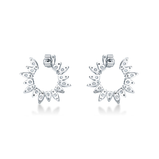 Aerial Sunburst Wrap Earring Large