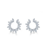 Aerial Sunburst Wrap Earring Small