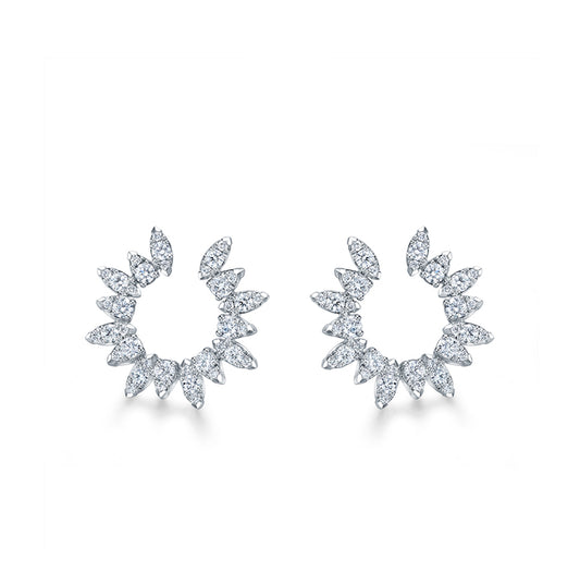 Aerial Sunburst Wrap Earring Small