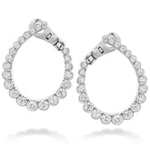 Aerial Regal Diamond Hoop Large