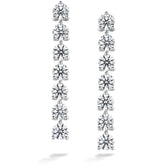 Cascade Stiletto Earring 7 Stone