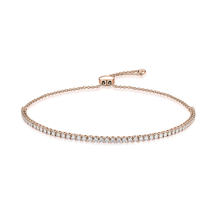 Essentials Half Line Bolo Bracelet 0.75-0.85ctw approx.
