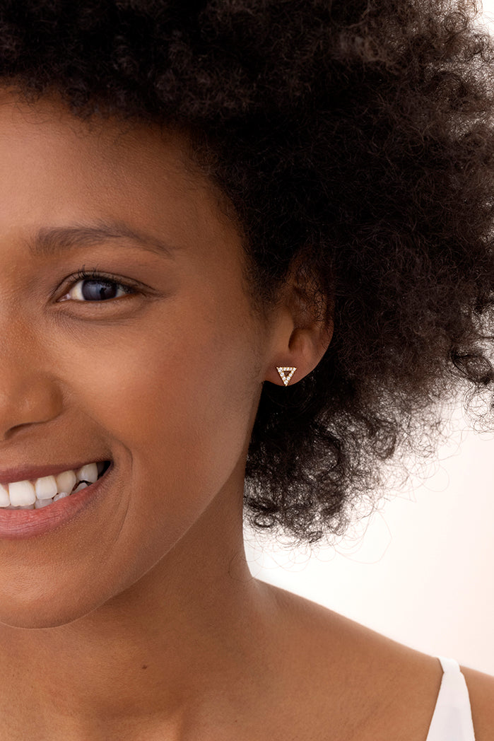 Charmed Triangle Earrings