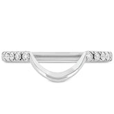 Delight Lady Di Curved Diamond Band