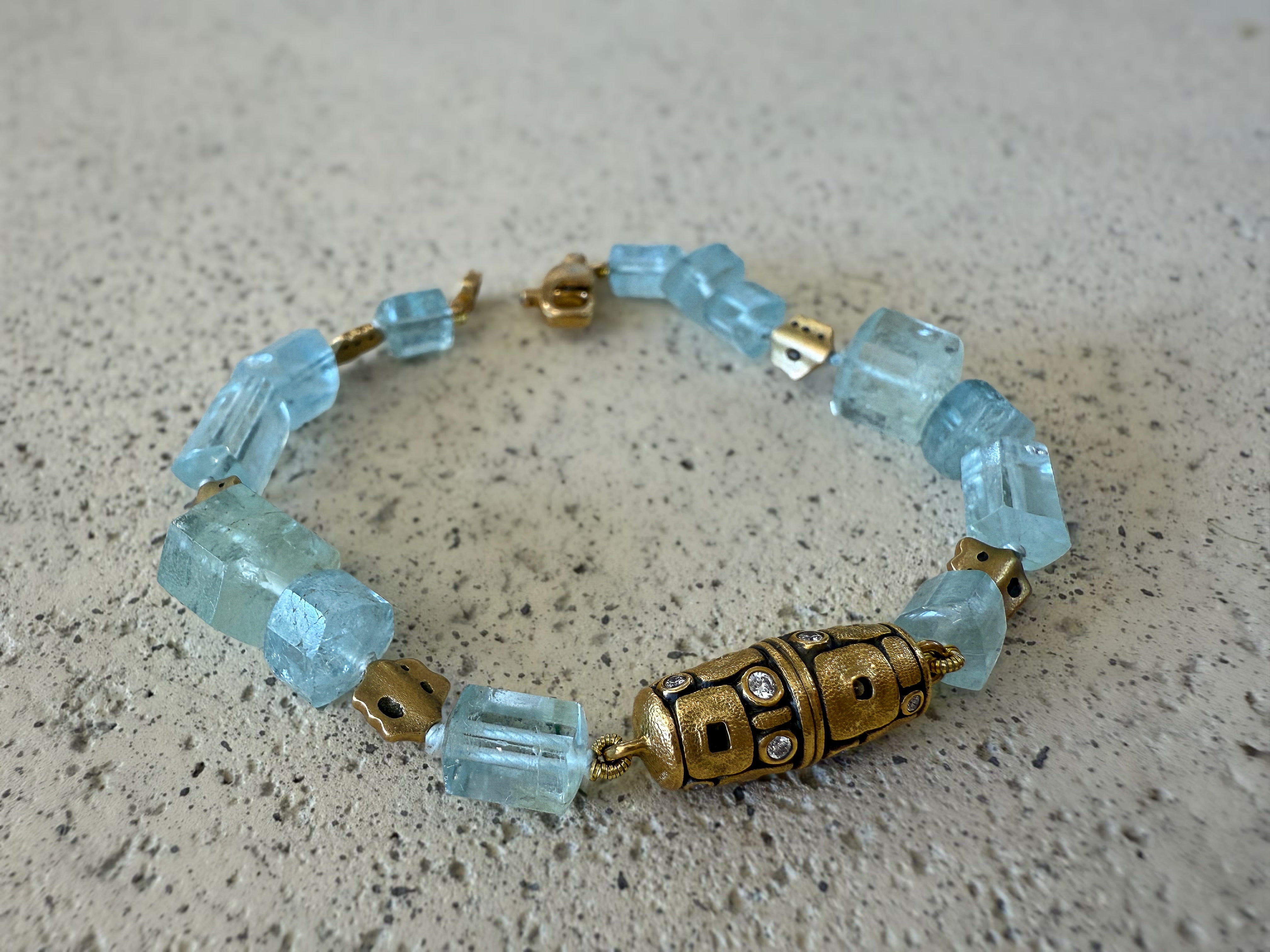 Alex Sepkus Aquamarine Beaded 
