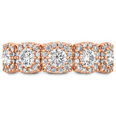 HOF Custom Halo Diamond Band