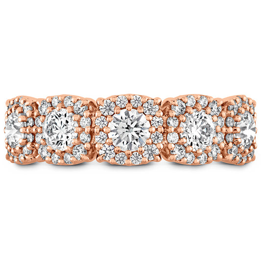 HOF Custom Halo Diamond Band