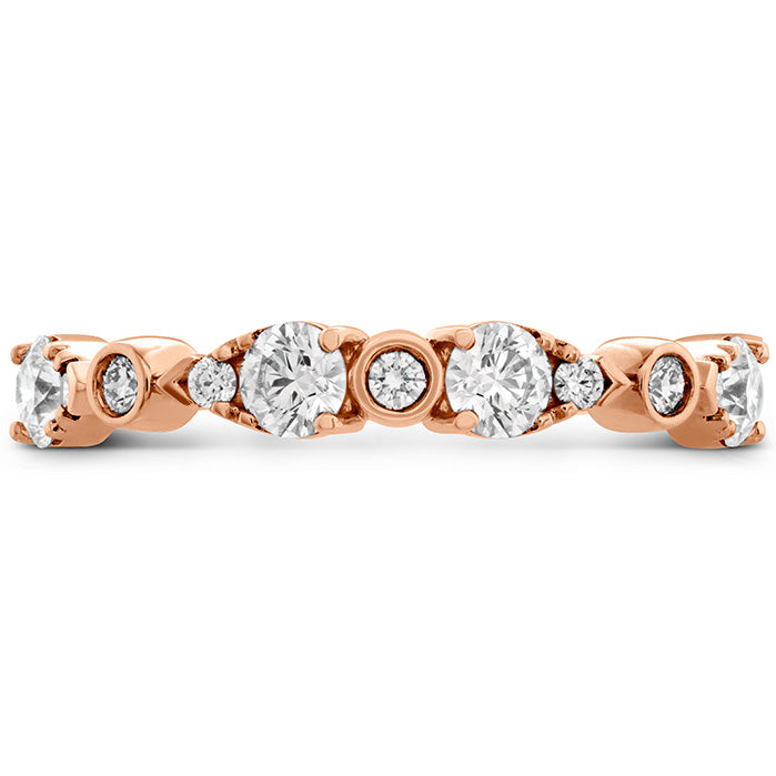HOF Teardrop Bezel Diamond Band