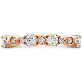 HOF Teardrop Bezel Diamond Band