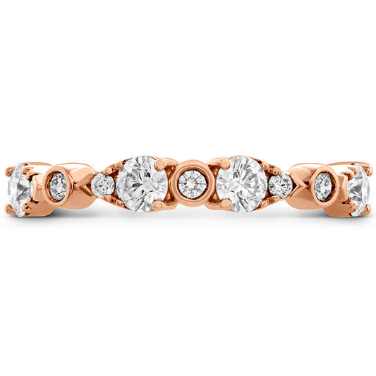 HOF Teardrop Bezel Diamond Band