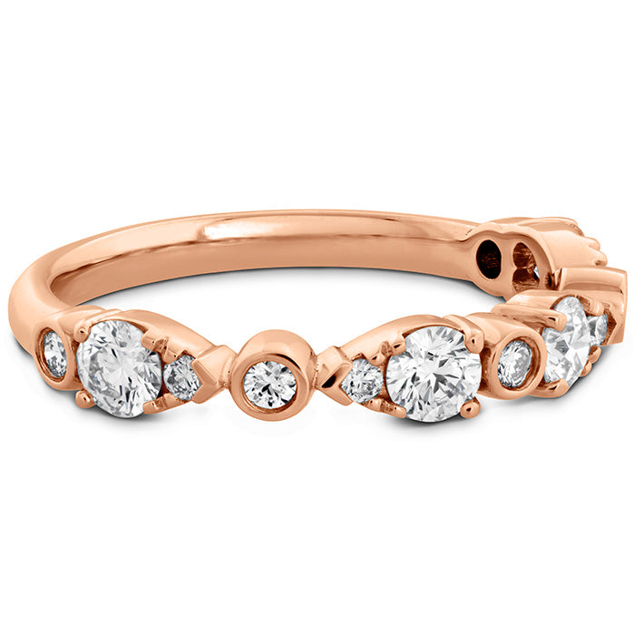 HOF Teardrop Bezel Diamond Band