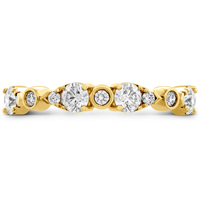 HOF Teardrop Bezel Diamond Band
