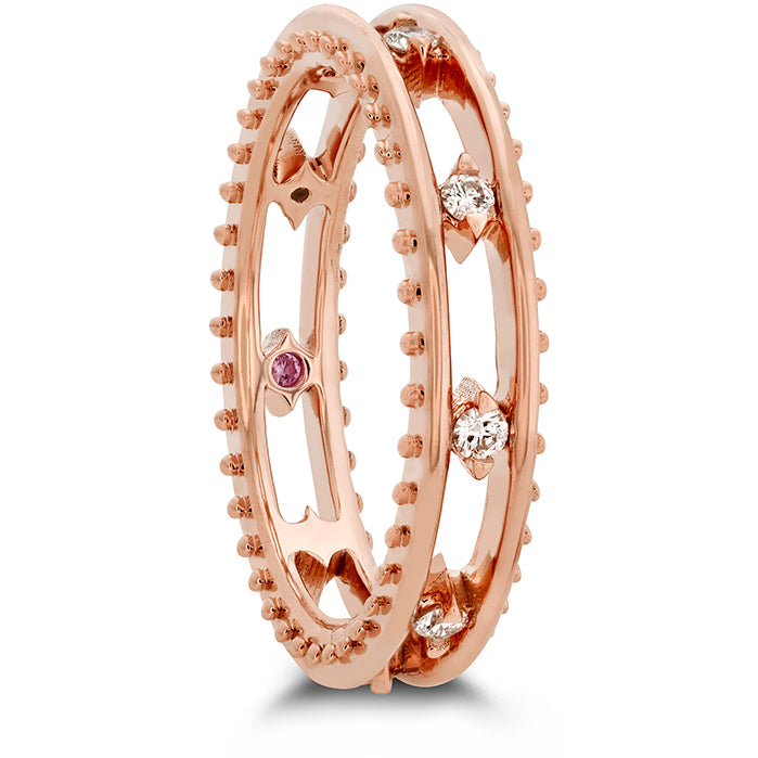 Sloane Picot Floating Diamond Band