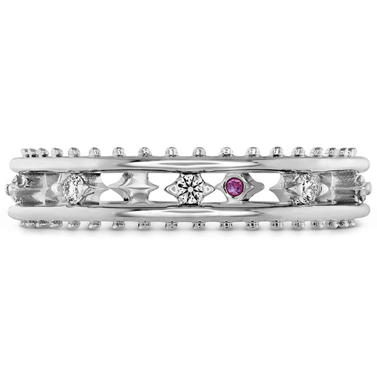 Sloane Picot Floating Diamond Band