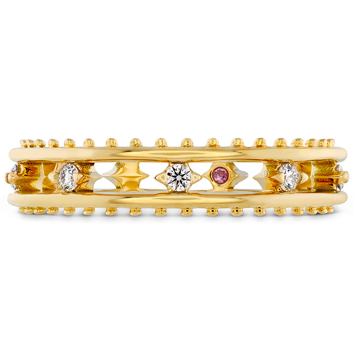 Sloane Picot Floating Diamond Band