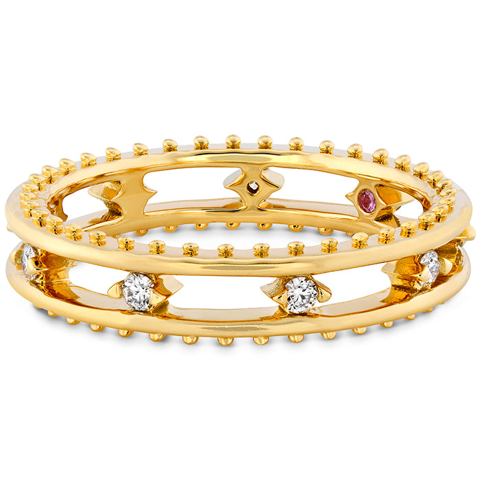 Sloane Picot Floating Diamond Band