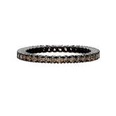 Sethi Couture Stackable Prong Champagne Diamond Ring