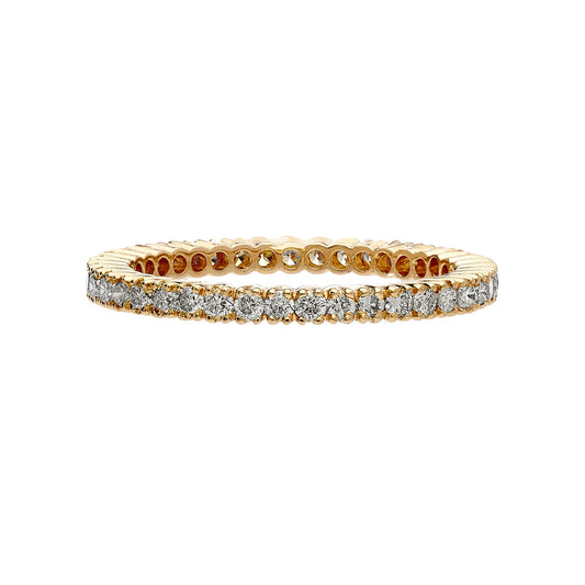 Sethi Couture Stackable Prong White Diamond Ring